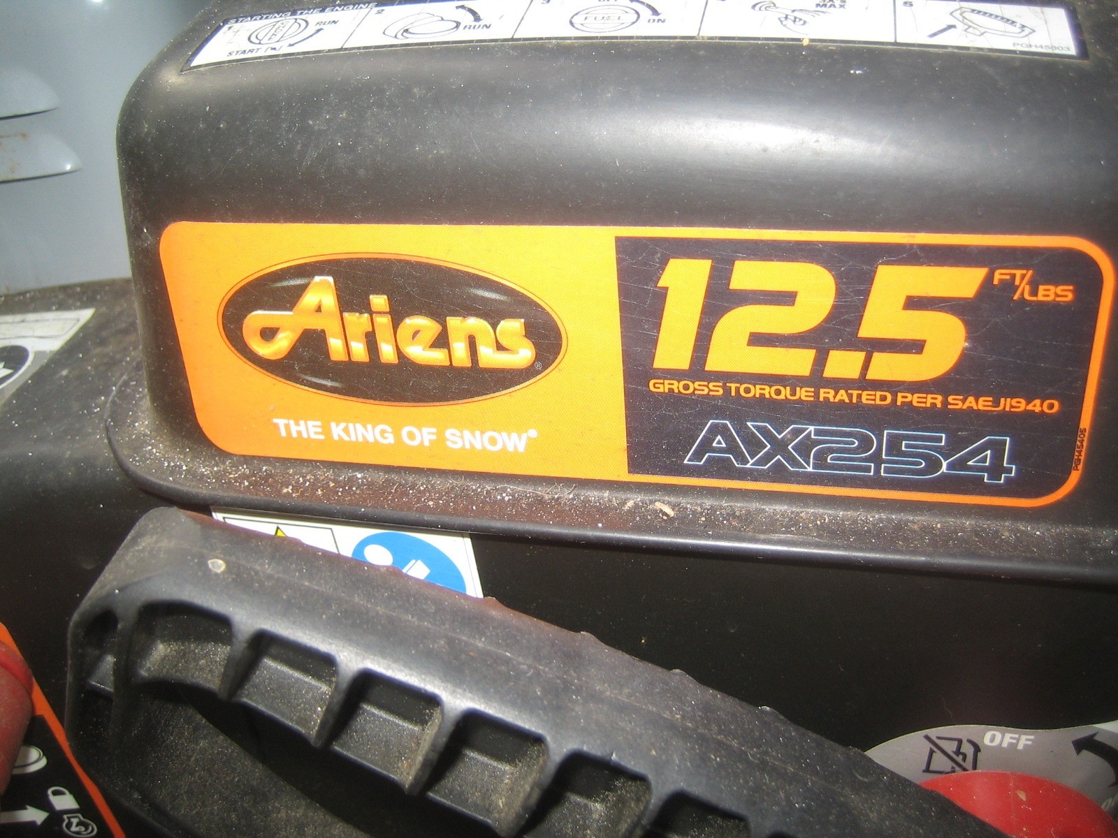 Ariens AX 254 snow blower | eBay