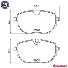 BRAKE PAD SET DISC BRAKE P 85 187 FOR VW CALIFORNIA/T6/Camper TRANSPORTER/Bus