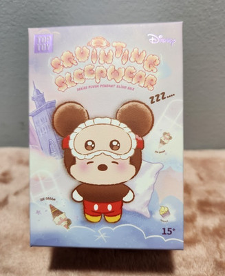 ~ TOP TOY Disney Squinting Sleepwear Series Plush Pendant Blind Box- US Seller