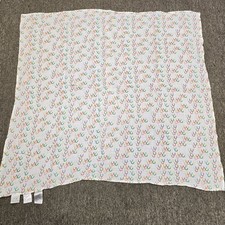 Aden Anais Rainbow Print Muslin Baby Blanket 46x44 100 Cotton Swaddle
