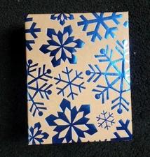 Holiday Style Kraft Hotstamp Box