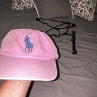 Polo Ralph Lauren Pink Polo Pony Baseball Cap Adjustable One Size Solid — photo 3