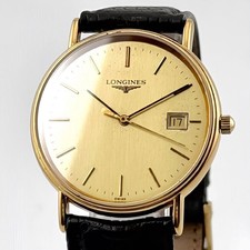 Longines L4.636.2 Quartz Black Dial Date Indicator Steel Bracelet Men