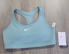 Nike Swoosh Womens Medium Support Sports Bra Dx6821. Green. Size Medium