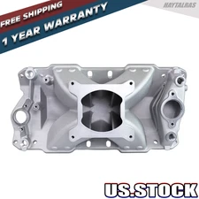 HI RISE Single Plane Intake Manifold for 1957-95 Small Block Chevy SBC 350 400
