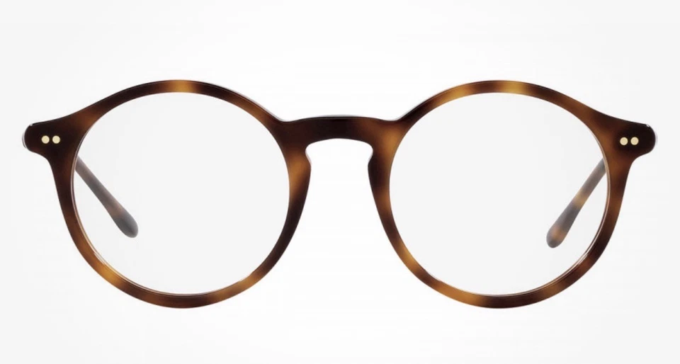 Nuevo Polo Ralph Lauren Hombres Gafas Redondas PH2260 6089 Rojo Brillante Habana 50mm Foto 2 de 4