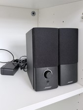 Bose Companion 2 Series III Multimedia Laptop Computer Speakers Black w/ adapter