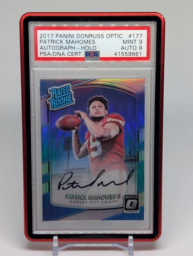 Patrick Mahomes II [Autograph Holo] #177 2017 Panini Donruss Optic card