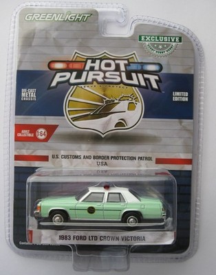 1983 Ford LTD Crown  US Customs and Border Protection Patrol ** Greenlight  1:64