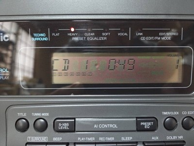 LECTEUR CASSETTE RADIO CD Panasonic RX-ES27 boombox entièrement