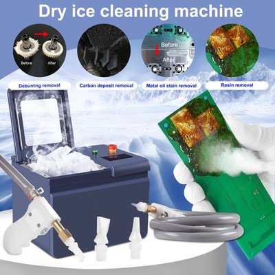 Industrial Dry Ice Cleaning Machine Dry Ice Blasting Machine Rosin Burrs Removal