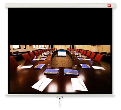 5907731313490 Manual Wall Screen Cinema 200 / 16:9 / 190x107cm /Matt White AVTEK