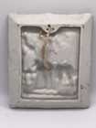 VNTG Porcelain Relief Wall Plaque With Courting Couple Scene Occupied Japan — photo 2