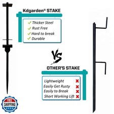 Kdgarden Vinyl PVC Real Estate Sign Post 6' Tall 4"x 4"x 72" , Realtor Yard ...