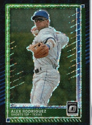 2025 Donruss Optic #87 Alex Rodriguez Black Velocity Prizm