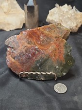 Murray Mountain Moss Agate Slab Specimen (14 oz)