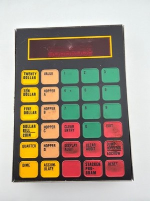 Standard Change Maker 500 Keyboard Panel Terminal Laundry Hamilton Model K