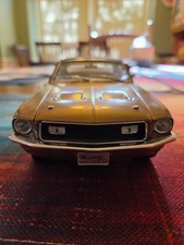 GREENLIGHT 1968 FORD MUSTANG GT IN GOLD NIB 1/18 SCALE LQQK READ