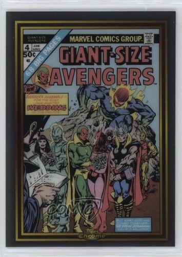 Giant-size Avengers 4 #MG-10 — Marvel 2024 Topps Chrome Giant-size 50th Anniversary Marvel card