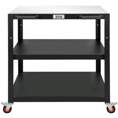 FEASTO 35-Inch Outdoor Grill Cart with Stainless Steel Top
