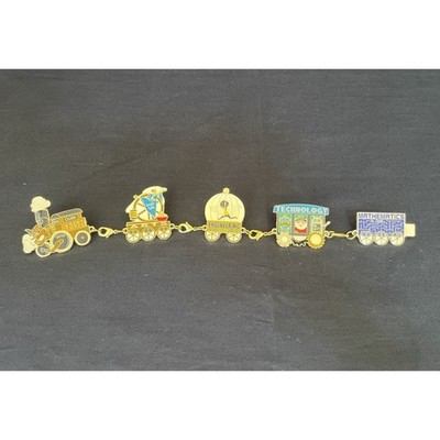 Virginia Odyssey of The Mind OotM Connecting Train Car Collector Pin Set Rare
