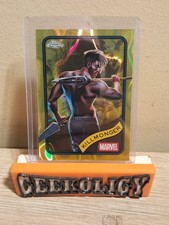 2025 Topps Chrome Marvel - Killmonger - Yellow Lava Refractor #34 Near Mint