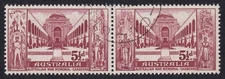 AUSTRALIA 1958 Hall of Memory Pair SG 302a Used