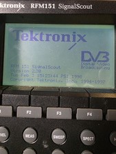 Tektronix RFM151 CATV Signal Scout Spectrum Analyzer + AC Adapter & carryon Bag 