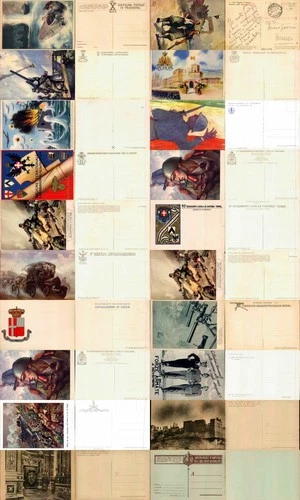 WW2-RSI-SOCIAL-REGIMENTAL MILITARY MILITARY MILITARY MILITARY lot 20 pieces-009A