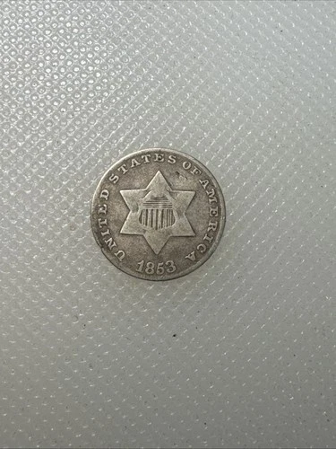 1853-P Three Cent Silver — photo from another recent sale