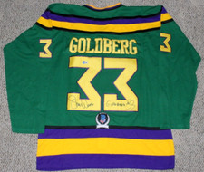 SHAUN WEISS SIGNED GOLDBERG THE MIGHTY DUCKS MOVIE HOCKEY JERSEY BECKETT COA BAS
