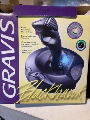 Vintage Gravis Black Hawk joy stick, plays with wind 95, barely used if at all
