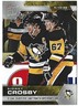 Sidney Crosby 2021-22 Topps Now NHL Stickers #390 Penguins SP /208 1,400th Point