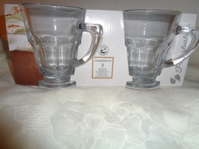 2 Glühweingläser  Henkelbecher  Punschglas   Tee Cappuccino  Pasabahce  NEU OVP 