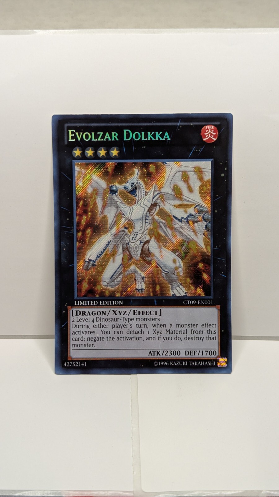 Yu-Gi-Oh Evolzar Dolkka CT09-EN001 Secret Rare Limited Edition NM