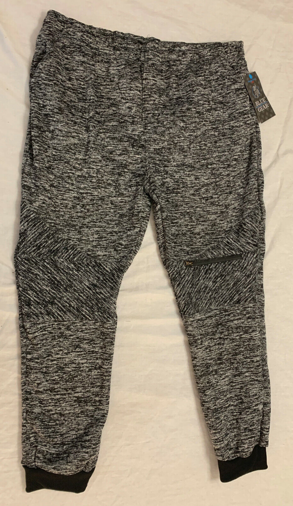 NWT Blue Gear Men's Fleece Skinny Joggers in 2XL