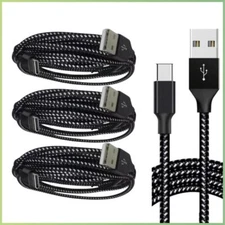 Lot USB Type C Data Cable Fast Charging 10ft USB-A to C Charger Cord Universal