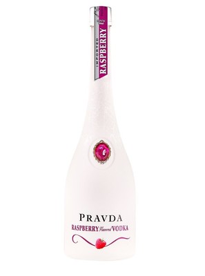 Wodka Polnischer Vodka Pravda - Vodka mit Himbeergeschmack 0,7l-Fl 37,5% Vol