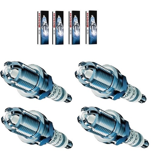 Bujías x 4 Bosch Super se adapta a Golf MK IV Beetle 1.8 T Passat 207 | eBay