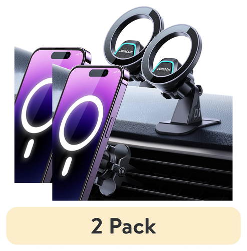 (2 Pack) 2 in 1 Magnetic Phone Holder for Car, Air Vent & Dashboard Car Phone H - 第 10/12 張圖片