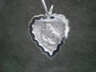 Large Heart w/ Engagement & Wedding Ring Vtg Sterling Silver Charm Pendant 2.2g