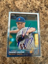 Shane Greene Signed 2015 Topps Traded Detroit Tigers # US9