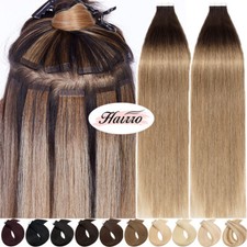 Ombre Tape In 100 Real Remy Human Hair Extensions Skin Wefts Thick Full Head US