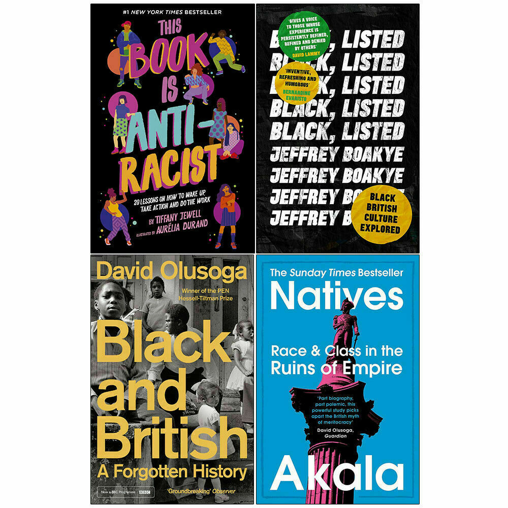 Black listed, Natives, Black and British, Book Is 4 Books Collection Set PB NEW