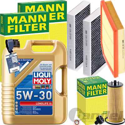 MANN INSPEKTIONSPAKET+LIQUI 5W-30 MOTORÖL passend für MINI F55 F56 BMW 2er X1