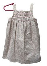 Janie Jack Smocked Floral Pink Jumper Dress Cotton Girls Sz 6 to 12 Mths