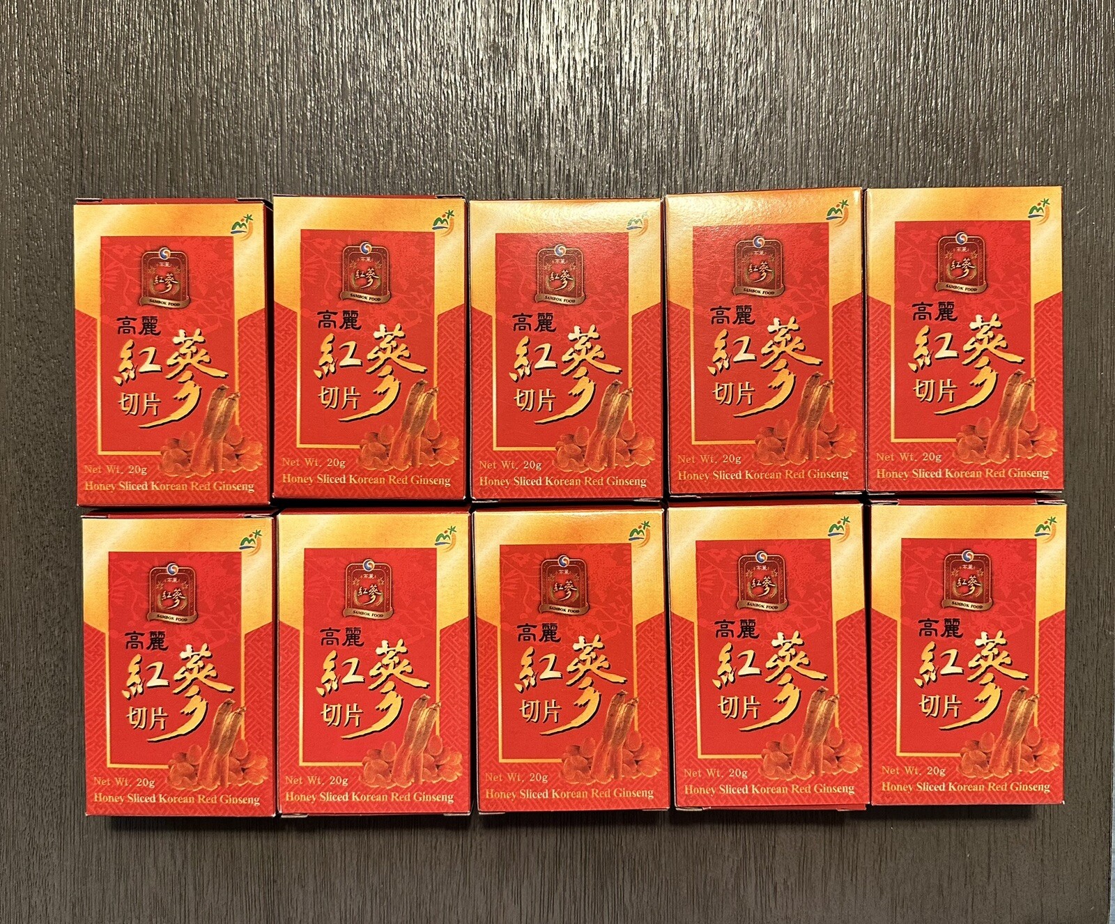 Honey Sliced Korean Red Ginseng 200g (20g x 10 packs) Sambok