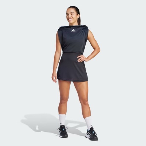 XL - Adidas Abito da Tennis Donna Aero Ready Trasformativo, Flash Aqua/Nero. - Foto 2 di 8