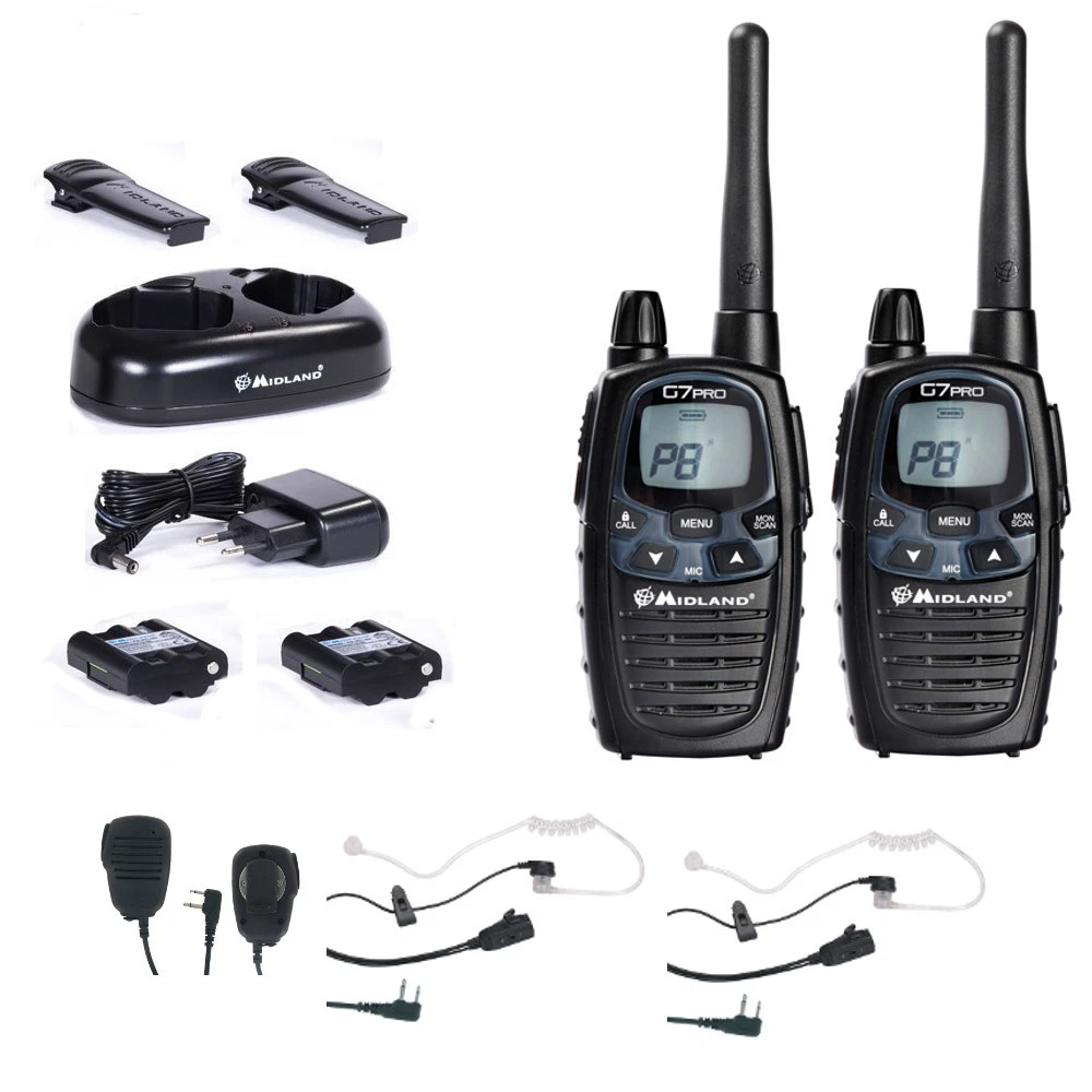 Cameron - Batteria Sino per Midland G7 Pro, GXT2000, GXT2050, Pb-Pro PN: Midland BATT12Li 1200 mAh / 8,88 Wh