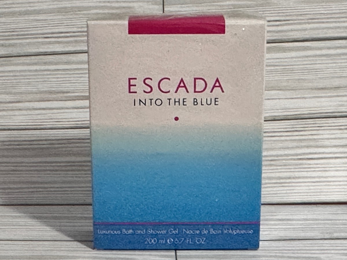 Escada INTO THE BLUE Luxurious Bath And Shower Gel 6.7 oz | eBay
